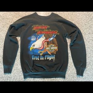Retro 90’s Harley-Davidson Crew Neck Sweatshirt